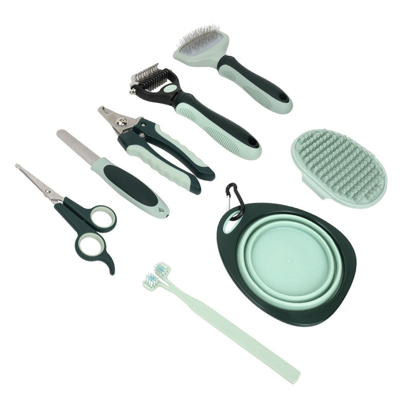 Pet Combo Suit Beauty Scissors Hair Removal Needle Comb Bath Brush - Shopinapets Pet Combo Suit Beauty Scissors Hair Removal Needle Comb Bath Brush Shopinapets #