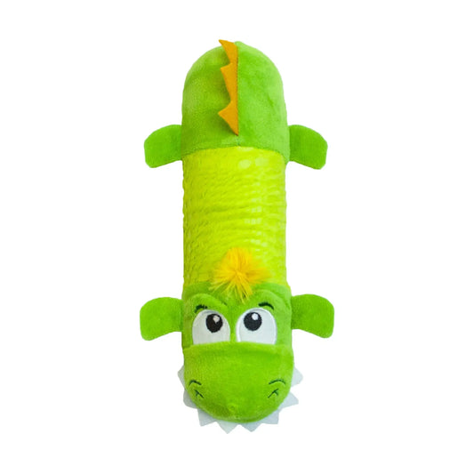 Petstages Squeak Gator No-Stuff Dog Toy