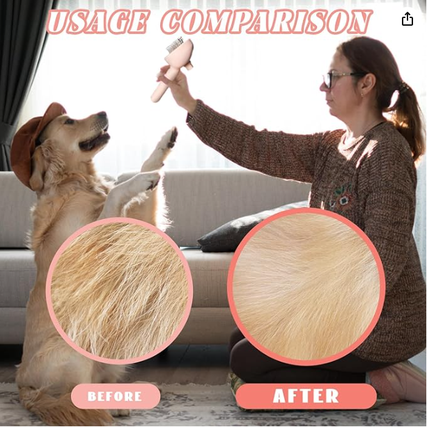 2-in-1 Detangling Spray and Comb for Grooming - Shopinapets 2-in-1 Detangling Spray and Comb for Grooming Shopinapets #