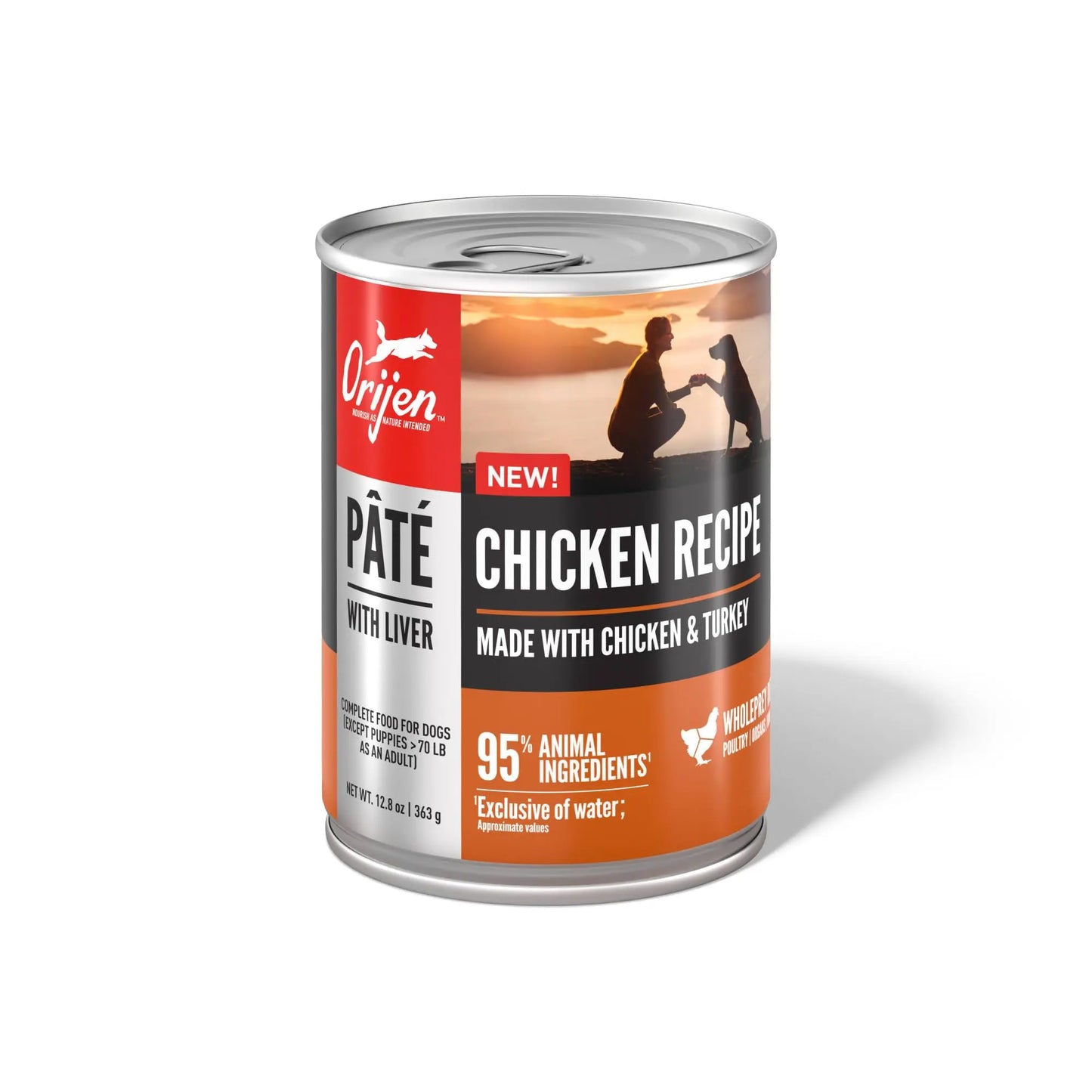 ORIJEN™ Chicken & Liver Pâté Wet Dog Food (12-Pack) - Shopinapets
