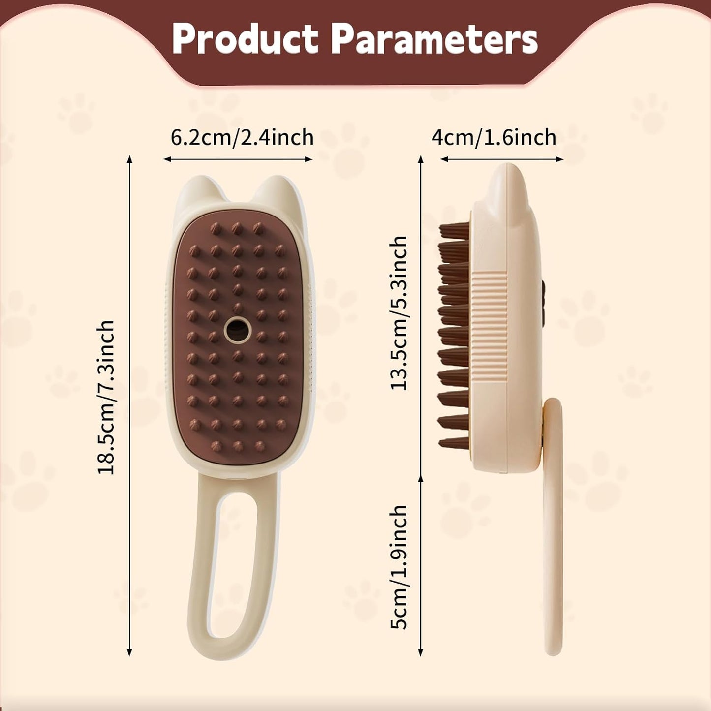 3-in-1 Pet Steam Brush for Dogs and Cats - Shedding Massage, Grooming, Water Sprayer - Shopinapets 3-in-1 Pet Steam Brush for Dogs and Cats - Shedding Massage, Grooming, Water Sprayer Shopinapets #