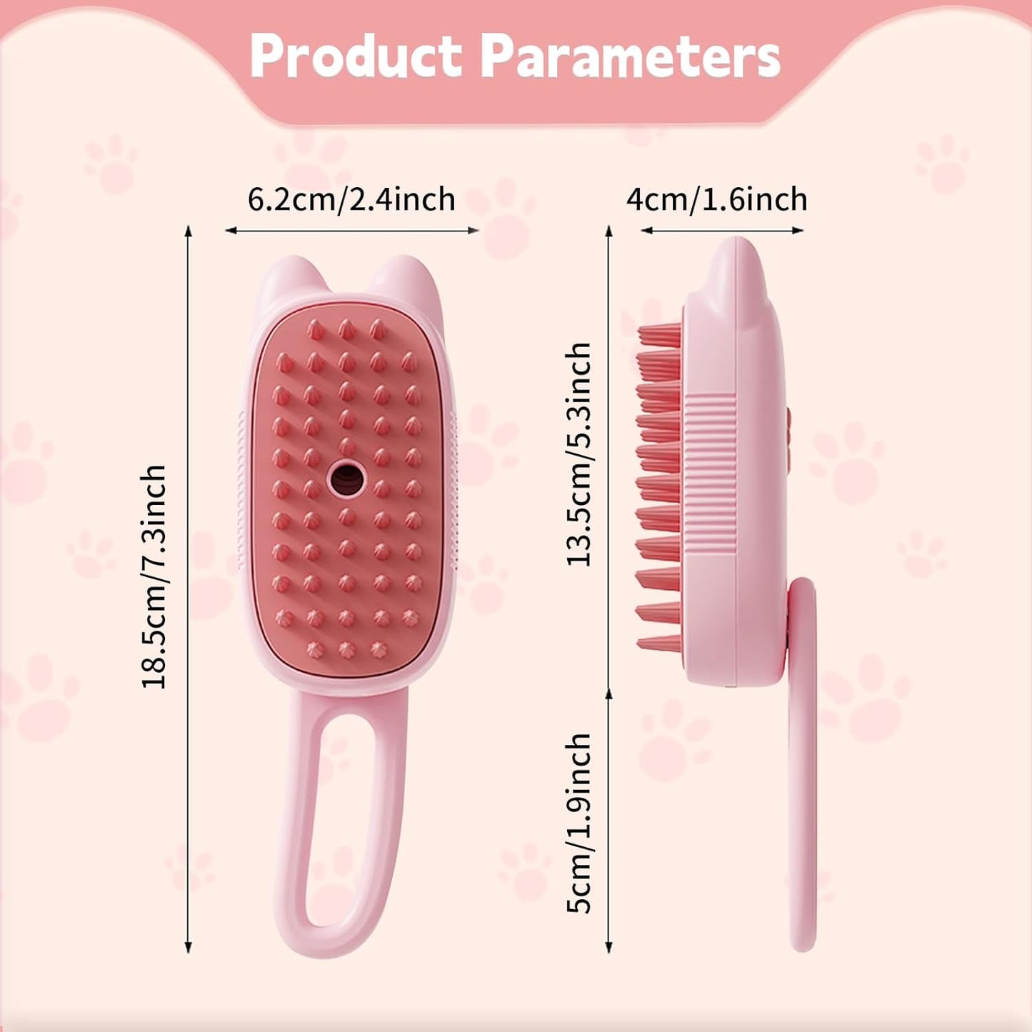 3-in-1 Pet Steam Brush for Dogs and Cats - Shedding Massage, Grooming, Water Sprayer - Shopinapets 3-in-1 Pet Steam Brush for Dogs and Cats - Shedding Massage, Grooming, Water Sprayer Shopinapets #