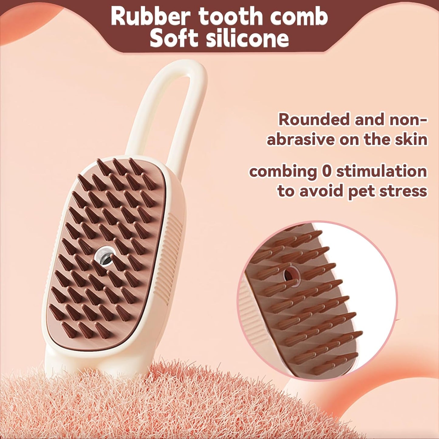 3-in-1 Pet Steam Brush for Dogs and Cats - Shedding Massage, Grooming, Water Sprayer - Shopinapets 3-in-1 Pet Steam Brush for Dogs and Cats - Shedding Massage, Grooming, Water Sprayer Shopinapets #