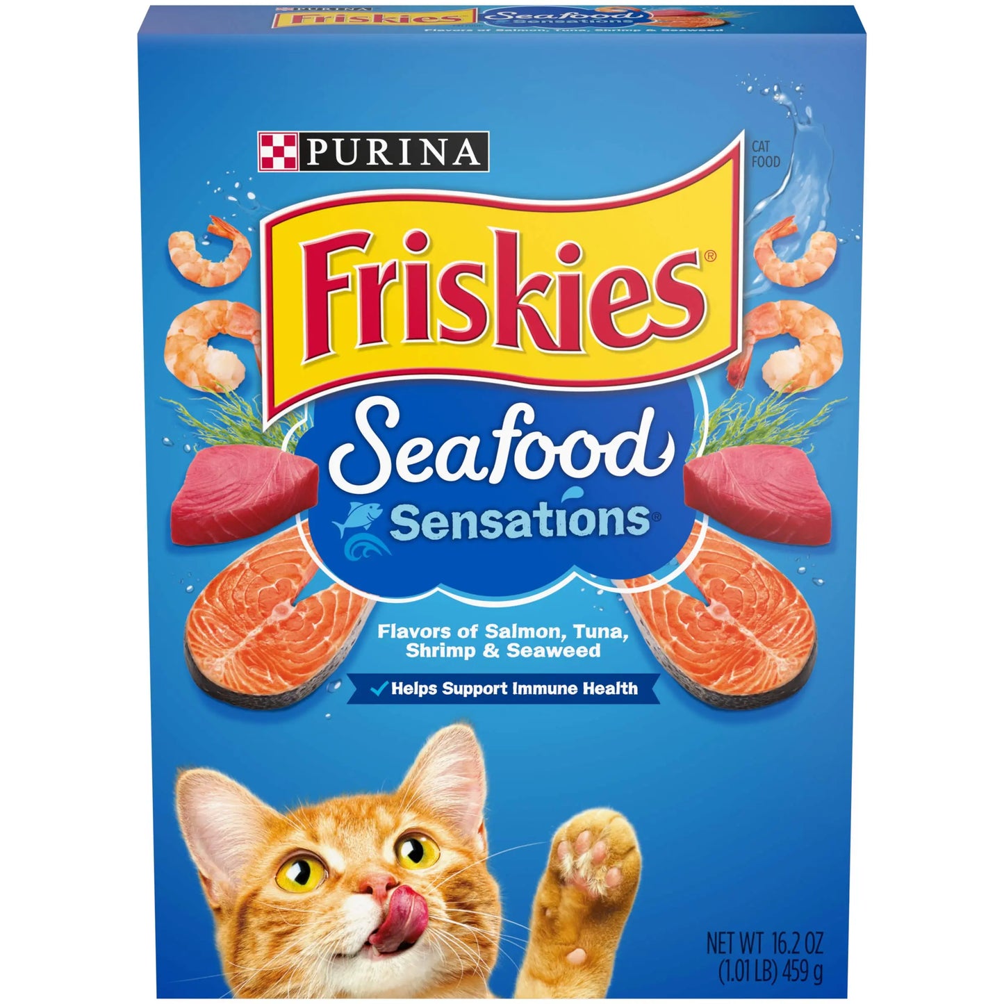 Friskies Seafood Sensations Cat Food 16.2 oz - Shopinapets