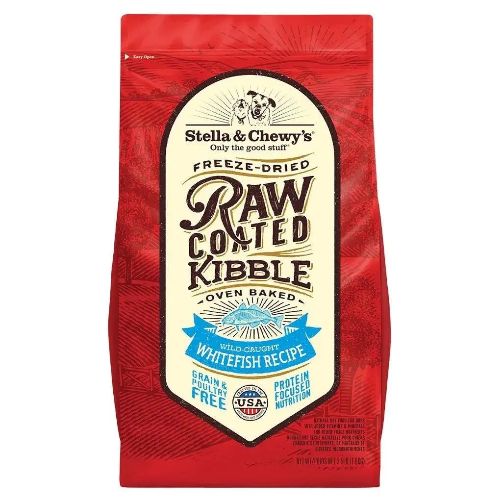 Stella's Whitefish Delight Raw Coated Dog Food 3.5Lb - Shopinapets