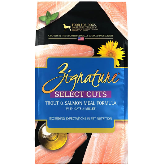 Zignature Select Ocean Blend Trout & Salmon Dog Food 12.5lb - Shopinapets