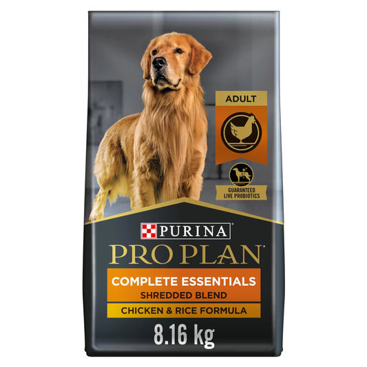 Pro Plan Adult Shredded Chicken & Rice Dog Food 8.16 kg - Shopinapets