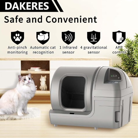 Automatic Cat Litter Box Self Cleaning - UPFAS 100L Extra Large with APP Control. - Shopinapets Automatic Cat Litter Box Self Cleaning - UPFAS 100L Extra Large with APP Control. Shopinapets #