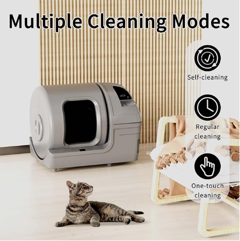 Automatic Cat Litter Box Self Cleaning - UPFAS 100L Extra Large with APP Control. - Shopinapets Automatic Cat Litter Box Self Cleaning - UPFAS 100L Extra Large with APP Control. Shopinapets #