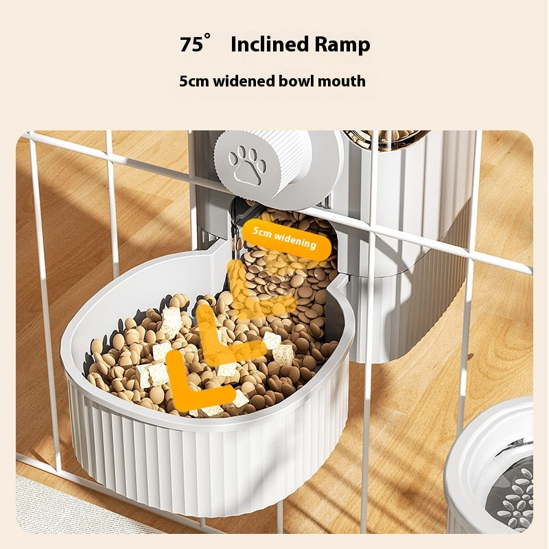 Automatic Pet Feeder Hanging Cage Dog Basin Cat Bowl. - Shopinapets Automatic Pet Feeder Hanging Cage Dog Basin Cat Bowl. Shopinapets #