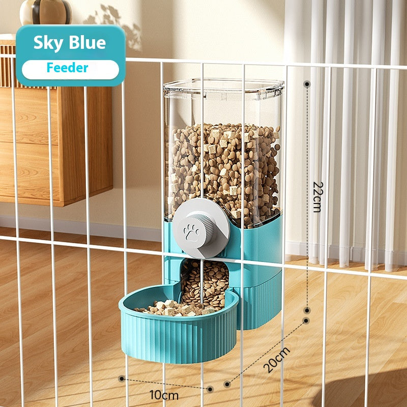 Automatic Pet Feeder Hanging Cage Dog Basin Cat Bowl. - Shopinapets Automatic Pet Feeder Hanging Cage Dog Basin Cat Bowl. Shopinapets #