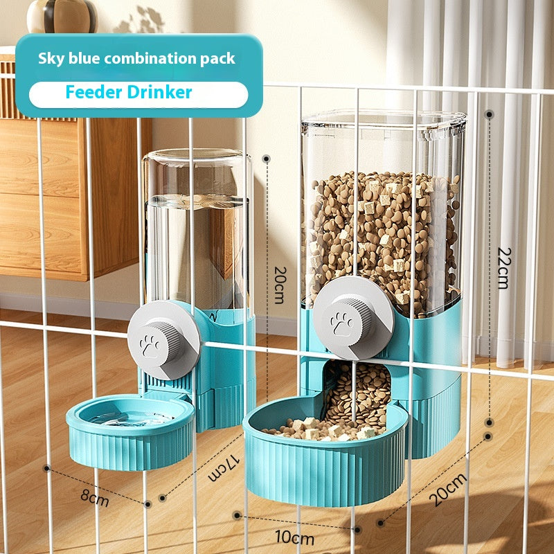 Automatic Pet Feeder Hanging Cage Dog Basin Cat Bowl. - Shopinapets Automatic Pet Feeder Hanging Cage Dog Basin Cat Bowl. Shopinapets #