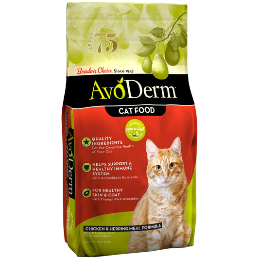 AvoDerm Natural Chicken & Herring Adult Cat-3.5lb - Shopinapets AvoDerm Natural Chicken & Herring Adult Cat-3.5lb Shopinapets #