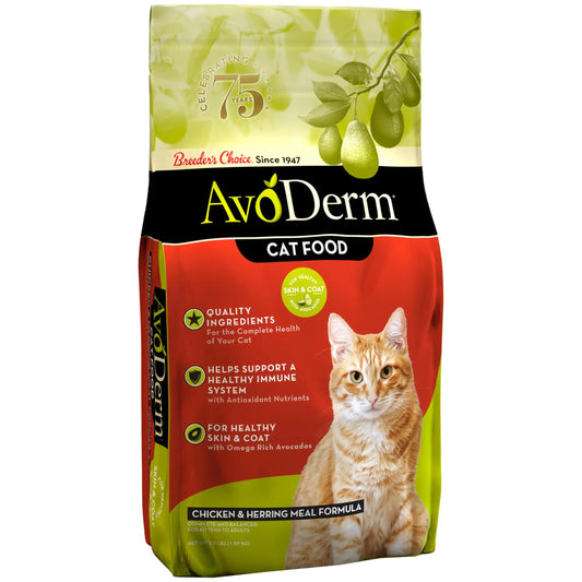 AvoDerm Natural Chicken & Herring Adult Cat-3.5lb - Shopinapets AvoDerm Natural Chicken & Herring Adult Cat-3.5lb Shopinapets #