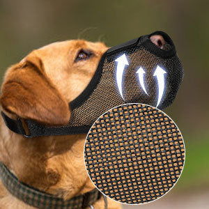 Breathable Mesh Dog Muzzle for Behavior Control: Prevents Barking, Biting, and Chewing - Shopinapets Breathable Mesh Dog Muzzle for Behavior Control: Prevents Barking, Biting, and Chewing Shopinapets #