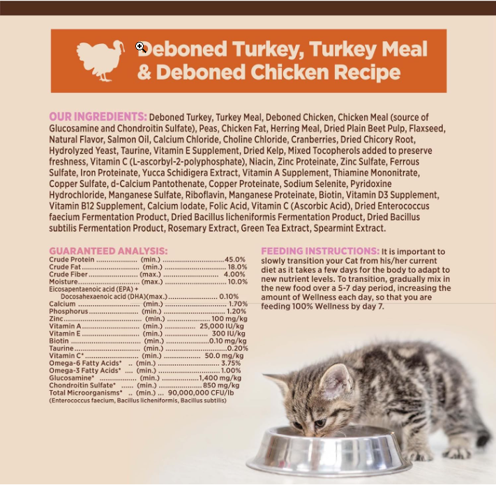CORE+ Wholesome Grains Salmon & Rice High-Protein Cat Food, Prebiotic Coating, 5 lbs - Shopinapets CORE+ Wholesome Grains Salmon & Rice High-Protein Cat Food, Prebiotic Coating, 5 lbs Shopinapets #