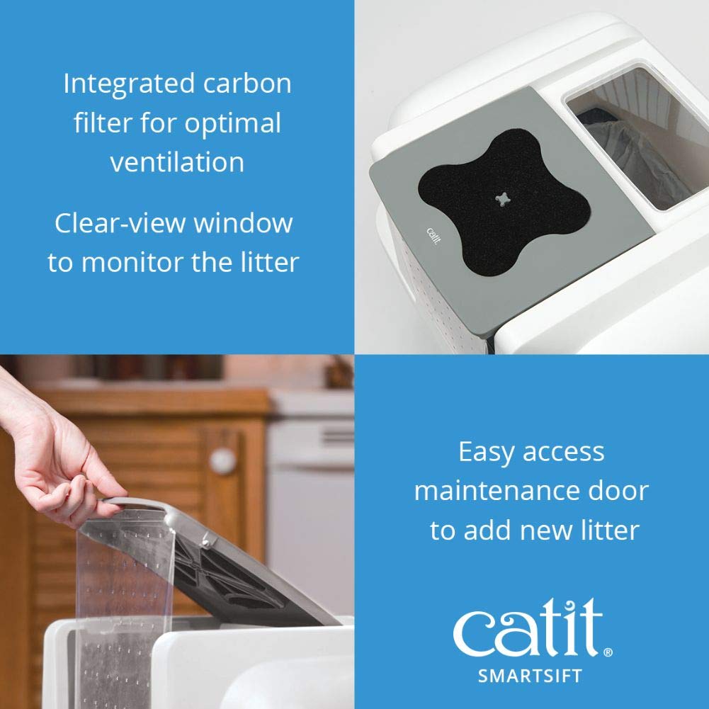 Catit Smartsift Automatic Sifting Cat Litter Box - Shopinapets Catit Smartsift Automatic Sifting Cat Litter Box Shopinapets #