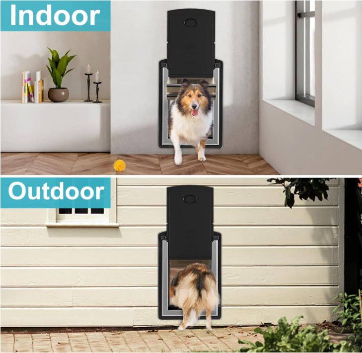 Classic macher Aluminum Heavy Duty Dog Door for Large Breeds - Shopinapets Classic macher Aluminum Heavy Duty Dog Door for Large Breeds Shopinapets #