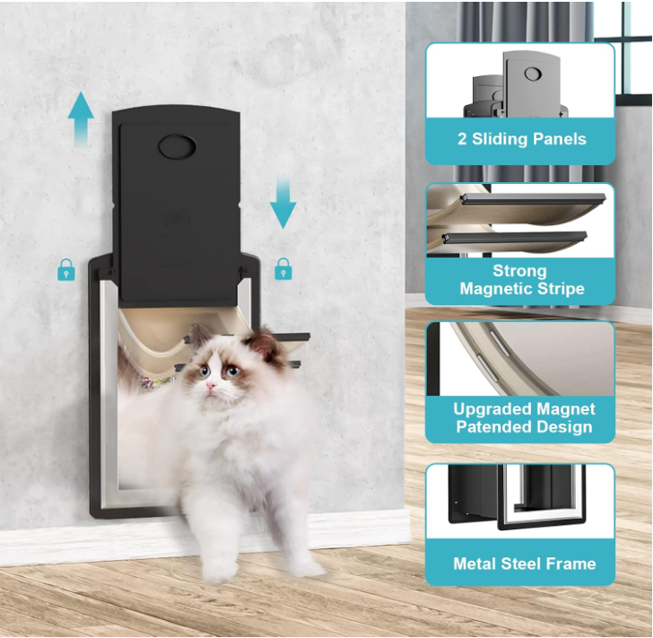 Classic macher Aluminum Heavy Duty Dog Door for Large Breeds - Shopinapets Classic macher Aluminum Heavy Duty Dog Door for Large Breeds Shopinapets #