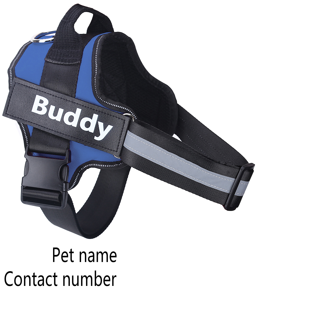 Dog Harness-No Pull Reflective, Breathable, Adjustable - Shopinapets Dog Harness-No Pull Reflective, Breathable, Adjustable Shopinapets #
