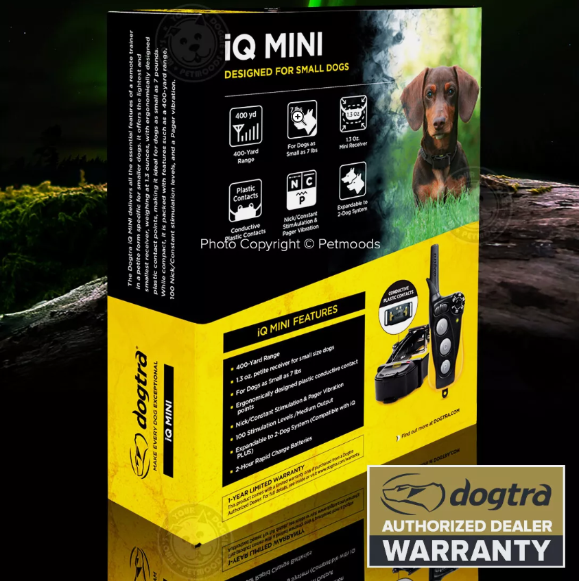 Dogtra IQ Mini 2-Dogs Remote Dog Training System for Smaller Dogs - 400 Yard Range - Shopinapets Dogtra IQ Mini 2-Dogs Remote Dog Training System for Smaller Dogs - 400 Yard Range Shopinapets #