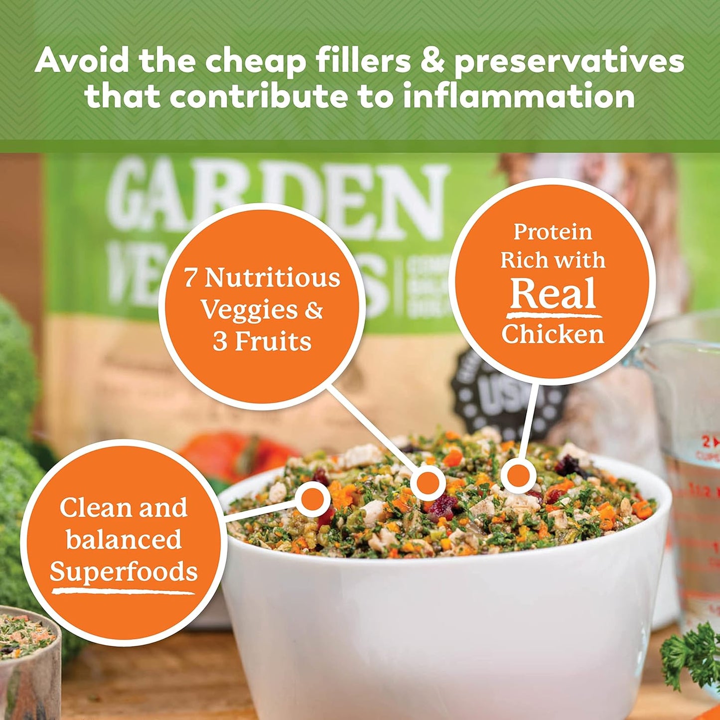 Dr. Harveys Chicken & Garden Veggies Dog Food -Freeze-Dried Chicken - Shopinapets Dr. Harveys Chicken & Garden Veggies Dog Food -Freeze-Dried Chicken Shopinapets #