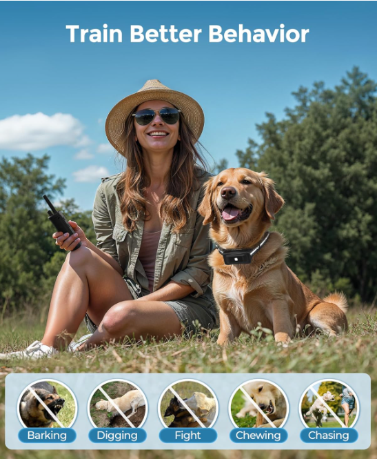 Dual Dog Training System - 4000FT Range, Waterproof - Shopinapets Dual Dog Training System - 4000FT Range, Waterproof Shopinapets #