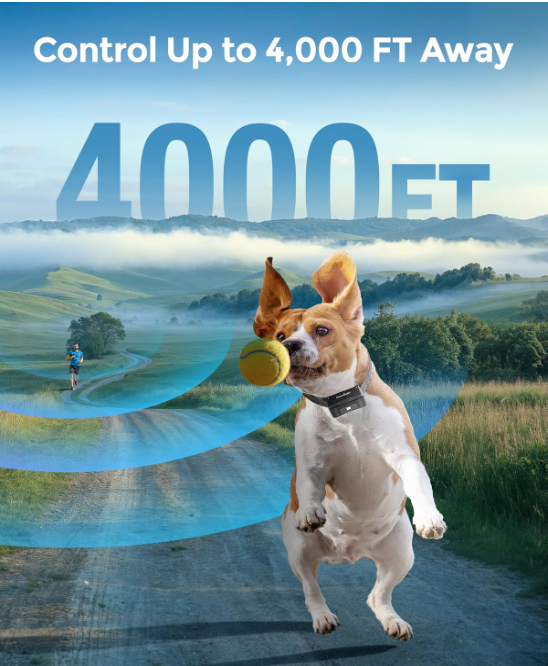 Dual Dog Training System - 4000FT Range, Waterproof - Shopinapets Dual Dog Training System - 4000FT Range, Waterproof Shopinapets #