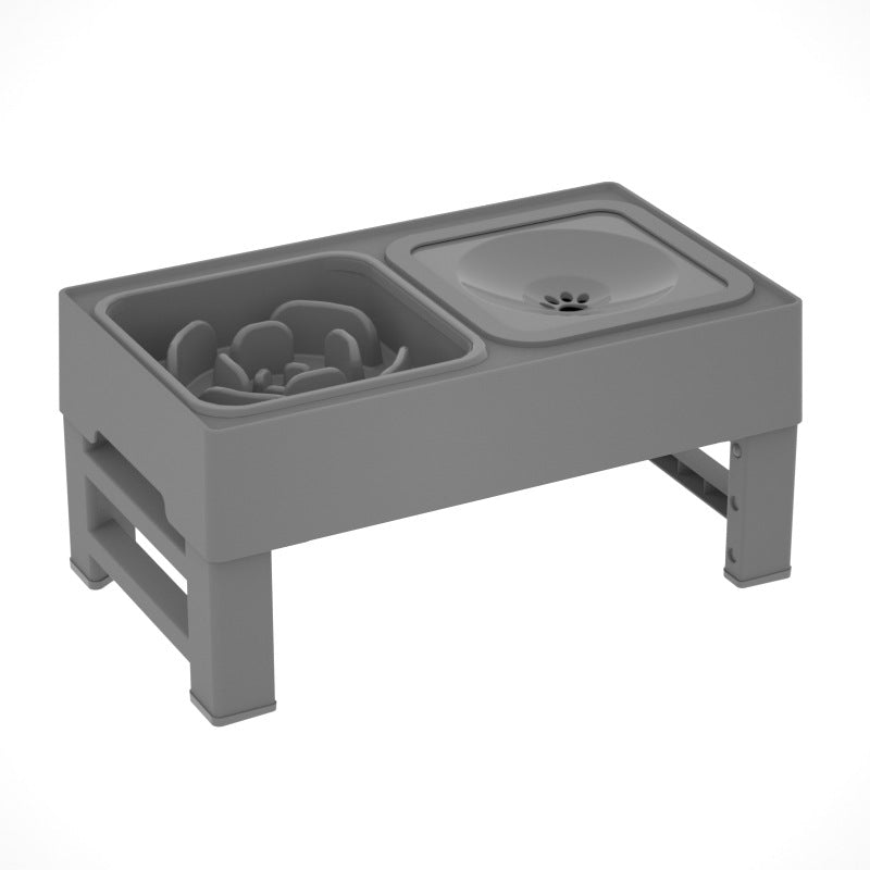Elevated Dog Bowl Adjustable Raised Dog Bowl With Slow Feeder Dog Bowl And Dog Water Bowl Non-Spill For Small Medium Large Dogs - Shopinapets Elevated Dog Bowl Adjustable Raised Dog Bowl With Slow Feeder Dog Bowl And Dog Water Bowl Non-Spill For Small Medium Large Dogs Shopinapets #