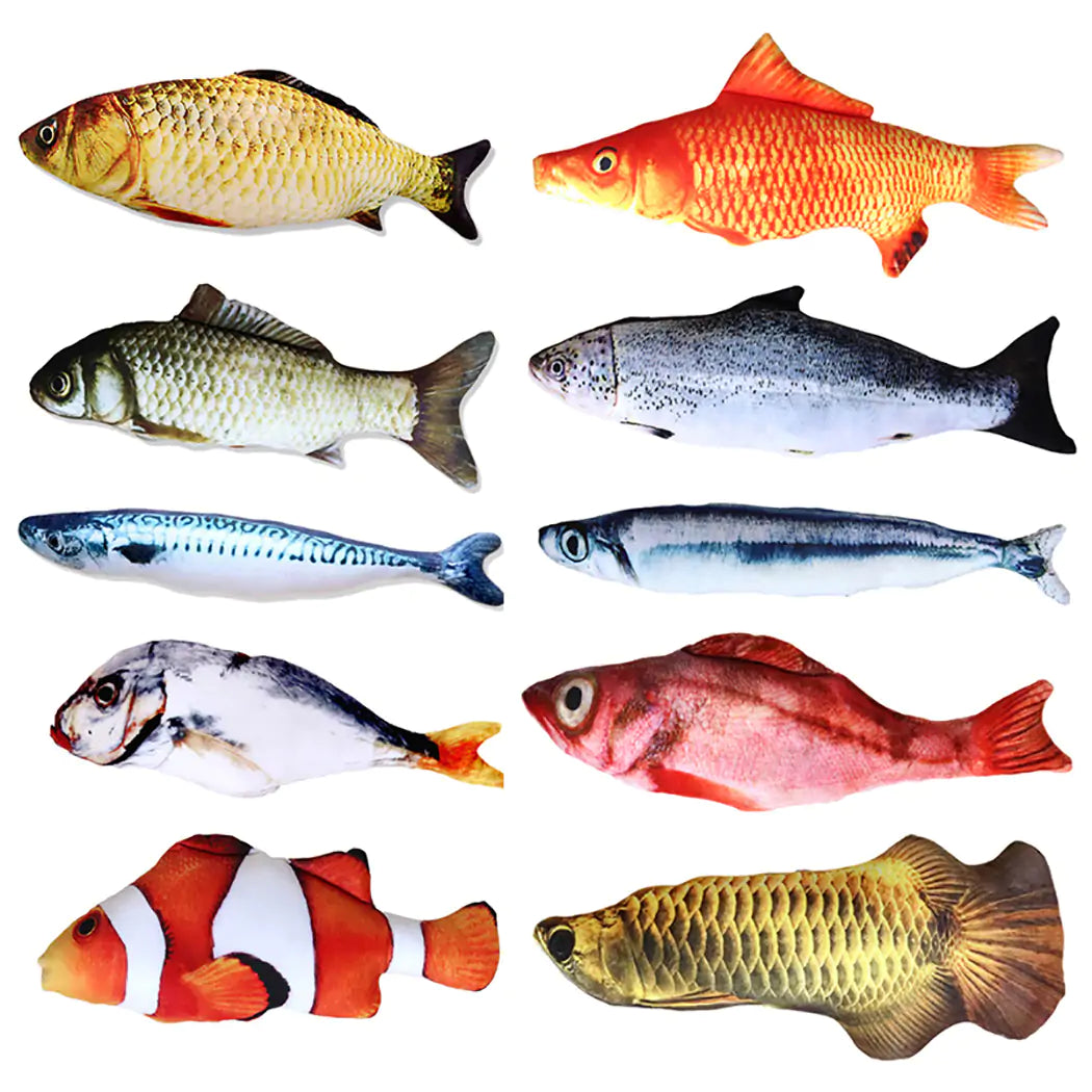 Feline Fun Fish Toy - Shopinapets Feline Fun Fish Toy Shopinapets #