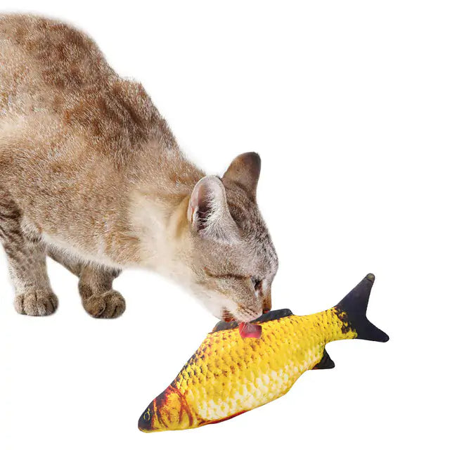 Feline Fun Fish Toy - Shopinapets Feline Fun Fish Toy Shopinapets #