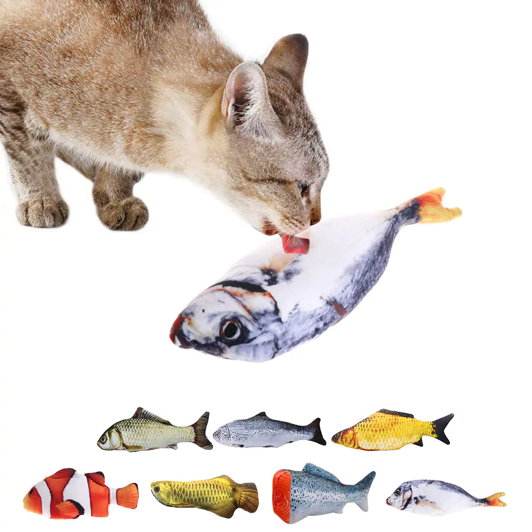Feline Fun Fish Toy - Shopinapets Feline Fun Fish Toy Shopinapets #