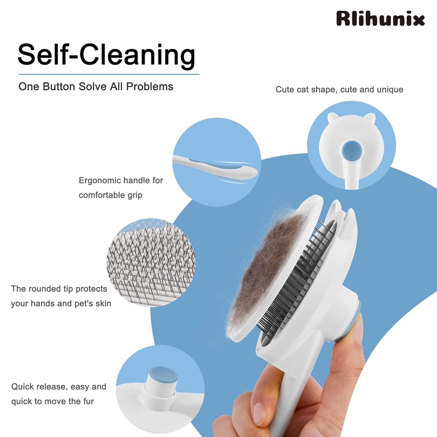Groom Master Pet Brush - Shopinapets Groom Master Pet Brush Shopinapets #