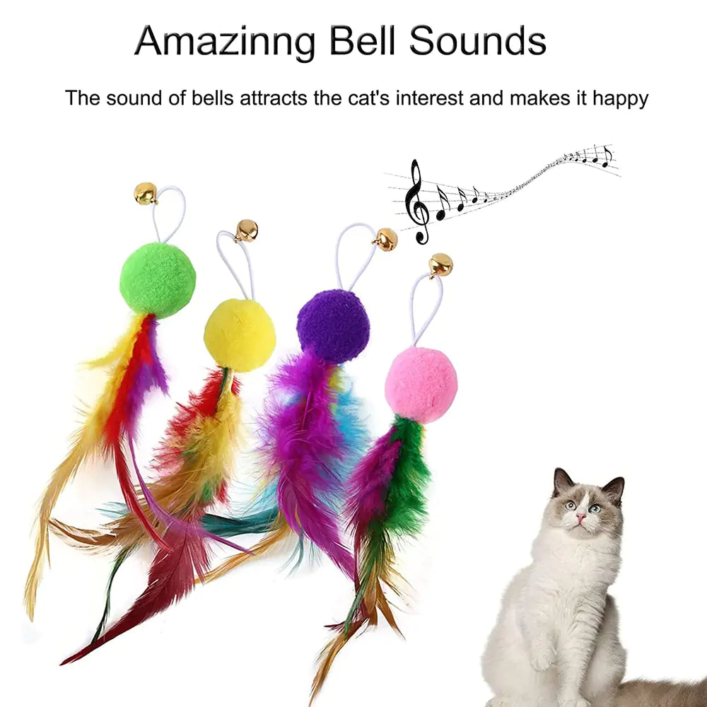 Indoor Cat Feather Frenzy Toy - Shopinapets Indoor Cat Feather Frenzy Toy Shopinapets #