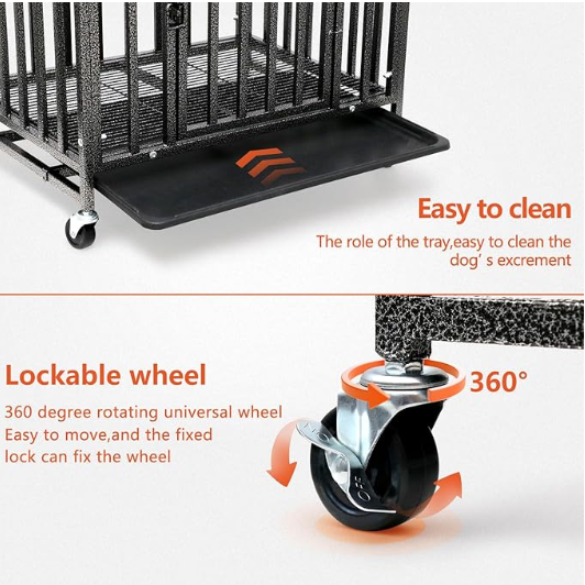 Loonpon Dog Crates are heavy-duty, metal double-door dog kennels designed for small dogs under 25 lbs. - Shopinapets Loonpon Dog Crates are heavy-duty, metal double-door dog kennels designed for small dogs under 25 lbs. Shopinapets #