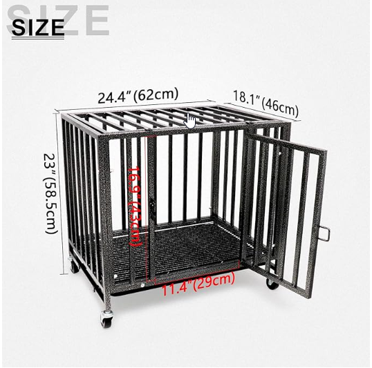 Loonpon Dog Crates are heavy-duty, metal double-door dog kennels designed for small dogs under 25 lbs. - Shopinapets Loonpon Dog Crates are heavy-duty, metal double-door dog kennels designed for small dogs under 25 lbs. Shopinapets #