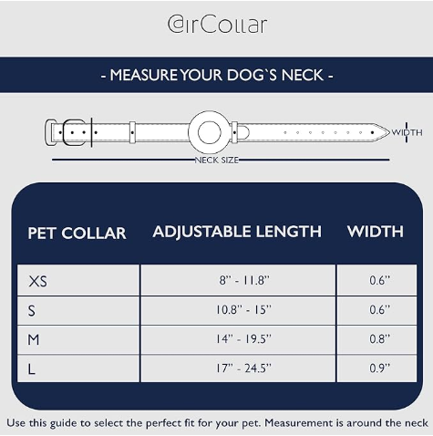 Luxury Tracker Leather Dog Collar - Blue - Shopinapets Luxury Tracker Leather Dog Collar - Blue Shopinapets #
