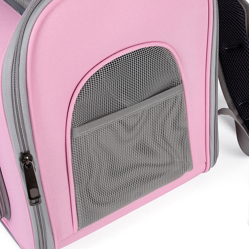 Outdoor Portable See Through Breathable Portable Large Space Pet Bag - Shopinapets Outdoor Portable See Through Breathable Portable Large Space Pet Bag Shopinapets #