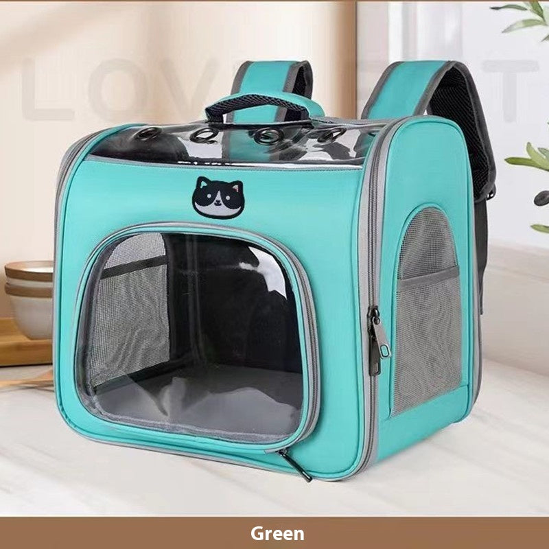 Outdoor Portable See Through Breathable Portable Large Space Pet Bag - Shopinapets Outdoor Portable See Through Breathable Portable Large Space Pet Bag Shopinapets #