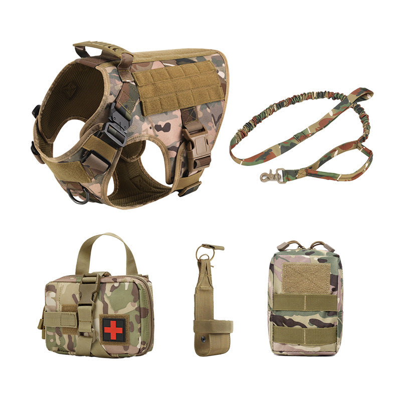 Outdoor Tactics Five-piece Training Dog Harness - Shopinapets Outdoor Tactics Five-piece Training Dog Harness Shopinapets #