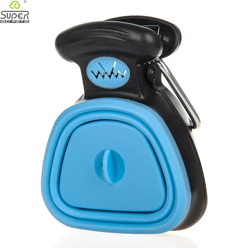 Pooper Scooper Blue and black with a handle and keychain