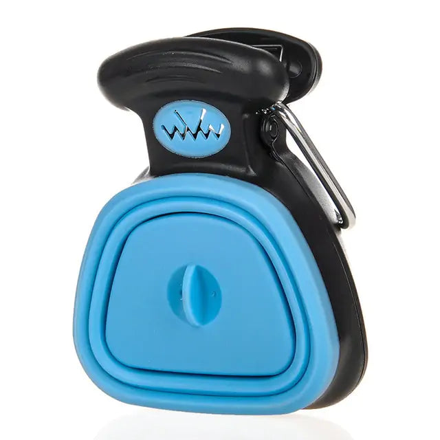 Pooper Scooper Blue and black with a handle and keychain