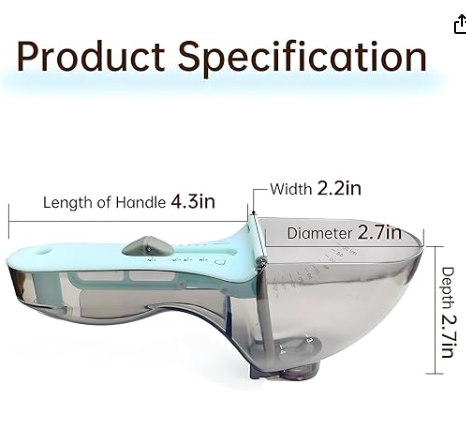 Pet Food Scoop 1/2C Dog Food Scoop - Shopinapets Pet Food Scoop 1/2C Dog Food Scoop Shopinapets #