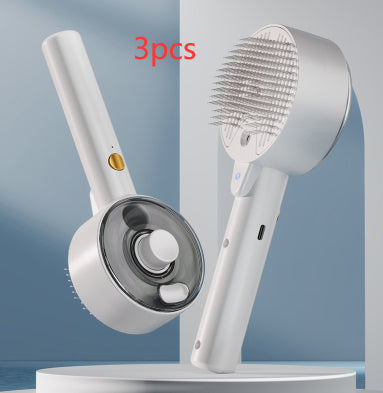Pet Hair Remover Steam Brush -Self Cleaning- Grooming Accessories - Shopinapets Pet Hair Remover Steam Brush -Self Cleaning- Grooming Accessories Shopinapets #