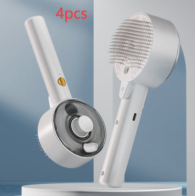 Pet Hair Remover Steam Brush -Self Cleaning- Grooming Accessories - Shopinapets Pet Hair Remover Steam Brush -Self Cleaning- Grooming Accessories Shopinapets #