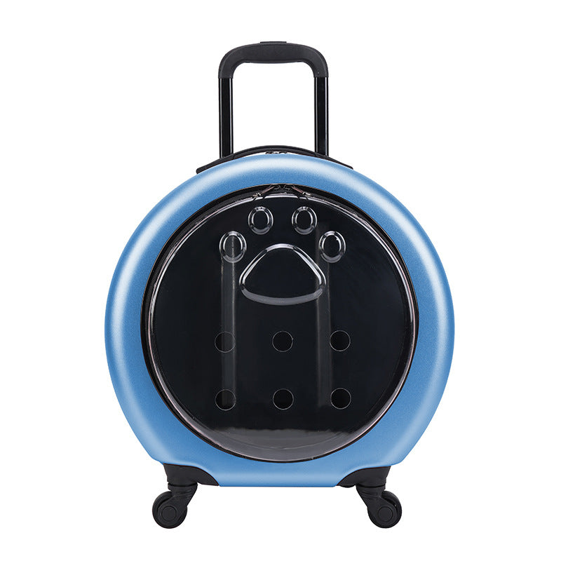 Pet Trolley Bag Transparent Reinforced Portable Cat Dog Outdoor Travel Carrier - Shopinapets Pet Trolley Bag Transparent Reinforced Portable Cat Dog Outdoor Travel Carrier Shopinapets #