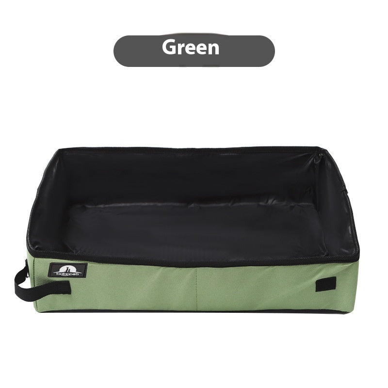 Portable Foldable Litter Box Waterproof Oxford Cloth - Shopinapets Portable Foldable Litter Box Waterproof Oxford Cloth Shopinapets #