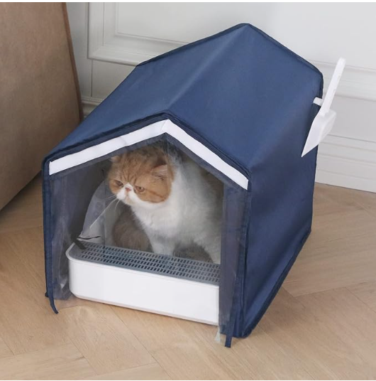 Privacy Cat Litter Box Cover Shield - Shopinapets Privacy Cat Litter Box Cover Shield Shopinapets #