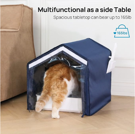 Privacy Cat Litter Box Cover Shield - Shopinapets Privacy Cat Litter Box Cover Shield Shopinapets #