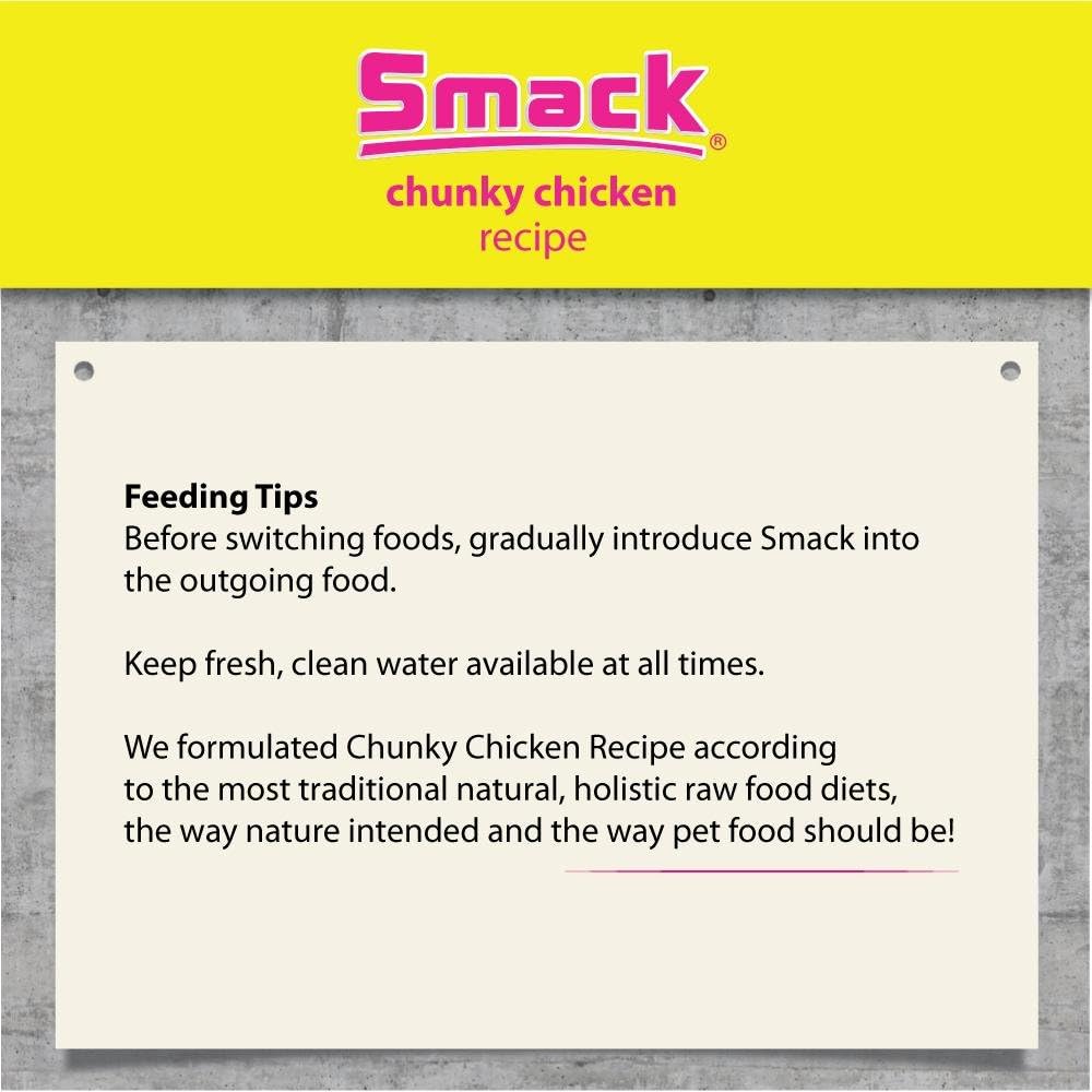 Smack Pet Food Organic Raw Dehydrated Food for Dogs (Chunky Chicken-8.8 Ounce) - Shopinapets Smack Pet Food Organic Raw Dehydrated Food for Dogs (Chunky Chicken-8.8 Ounce) Shopinapets #